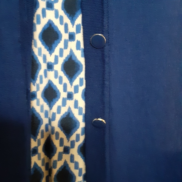 Premise Studio royal blue cardigan sweater 0X - Picture 7 of 12